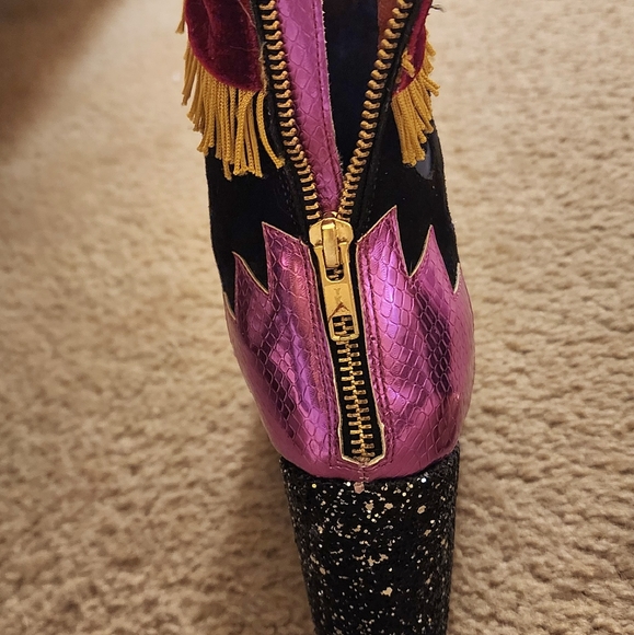 Very Rare Irregular Choice Light Up Halloween Boots - Picture 8 of 11